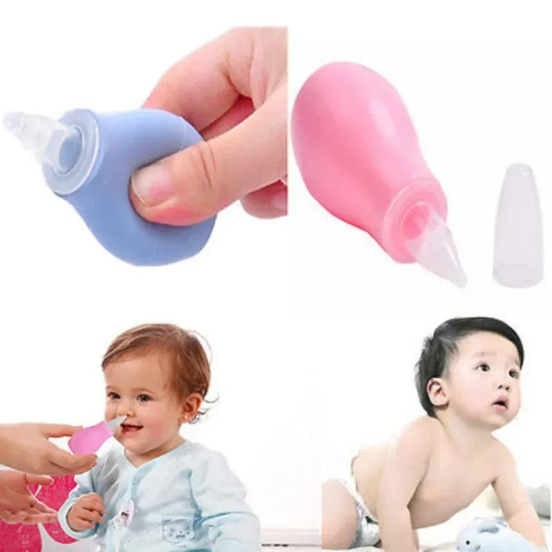 Newborn Silicone Baby Safety Nose Cleaner – Vacuum Suction Nasal Aspirator for Children, Gentle and Effective Care Tool