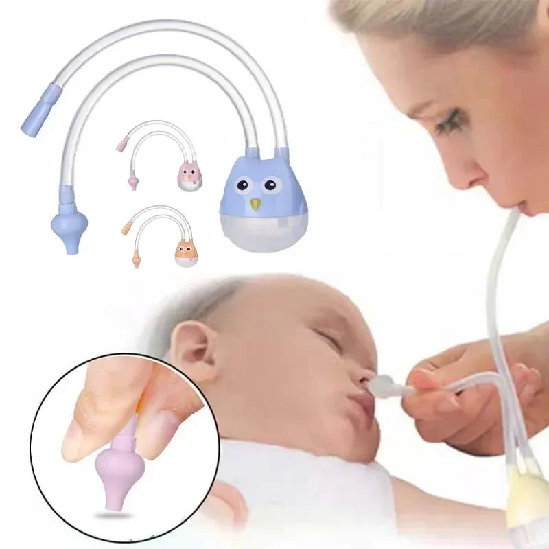 Baby Nasal Aspirator – Infant Nasal Suction & Snot Cleaner, Gentle Mouth Suction Catheter for Children’s Nose Cleaning