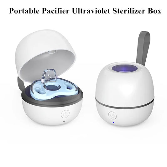 Portable UV Pacifier Sterilizer – Rechargeable & Long-Lasting Protection