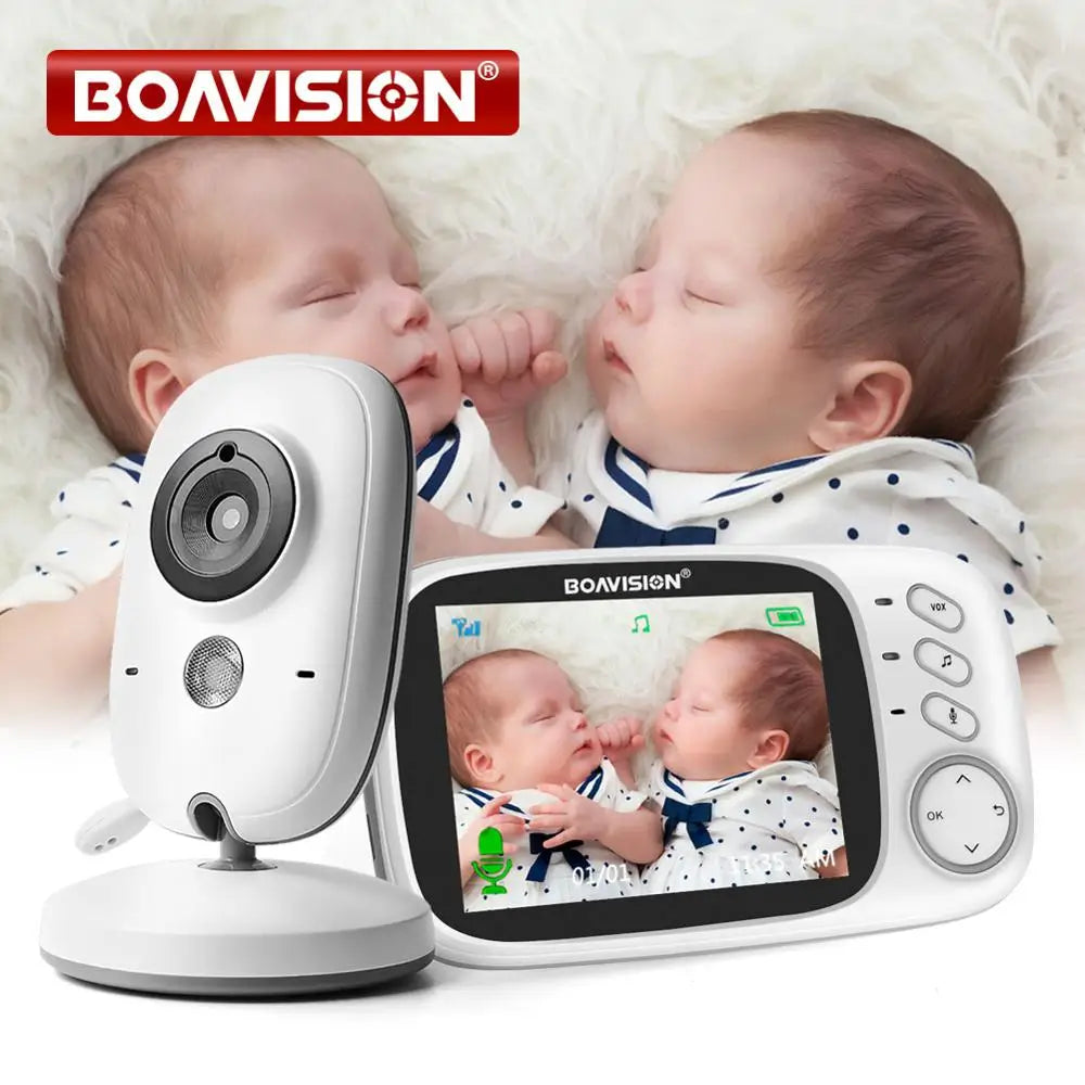 VB603 Wireless Baby Monitor – 3.2” Screen, Two-Way Audio & Night Vision for Safe & Easy Monitoring