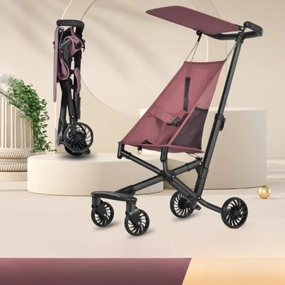 Lightweight & Foldable Travel Stroller – Easy to Carry for Airplane Trips