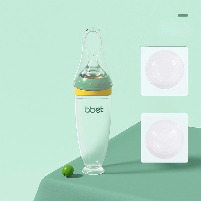 BBET Baby Bottle Feeder – BPA-Free, Soft Silicone & Easy Feeding