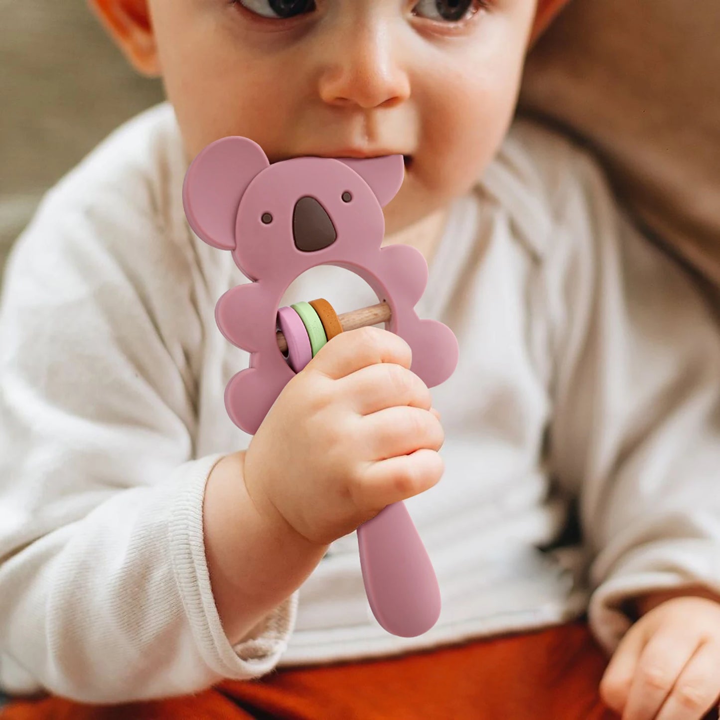 Soft Silicone Baby Teether – BPA-Free, Safe & Soothing for Teething Relief