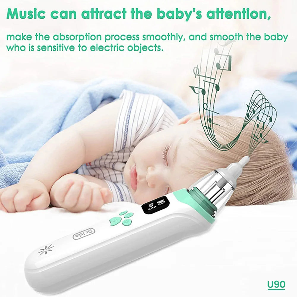 Dr.isla Baby Nose Cleaner – Electric Silicone Nasal Aspirator with Adjustable Suction, Safe, Convenient & Low Noise for Children