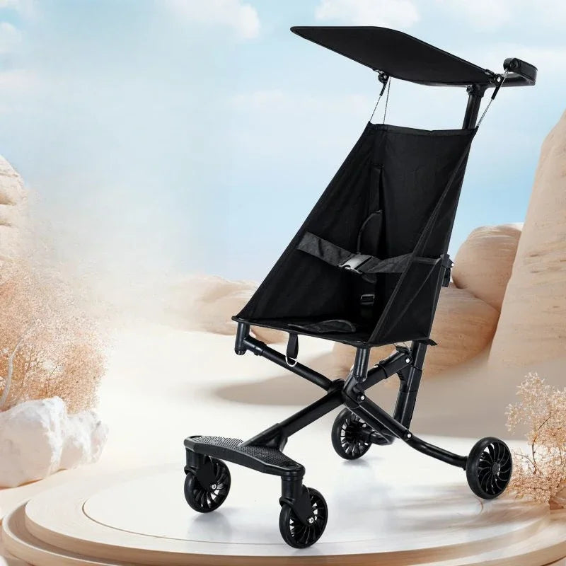 Lightweight & Foldable Travel Stroller – Easy to Carry for Airplane Trips