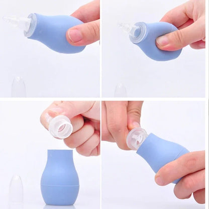 Newborn Silicone Baby Safety Nose Cleaner – Vacuum Suction Nasal Aspirator for Children, Gentle and Effective Care Tool